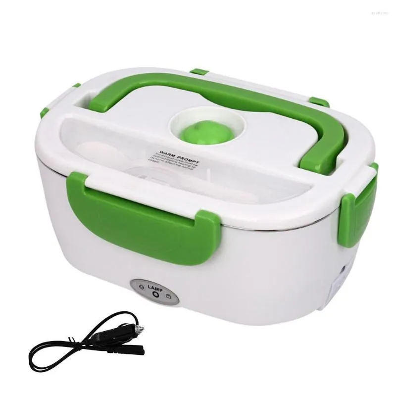 Dinnerware Sets 40W DC 12/24V Car Electric Heating Stainless Steel Lunch Box Container