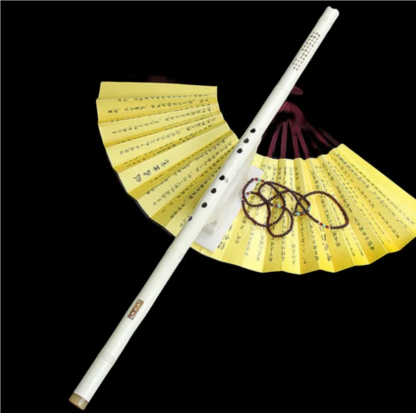 Dong xiao vit lila bambu ￥tta h￥l kinesiska fl￶jt vindinstrument