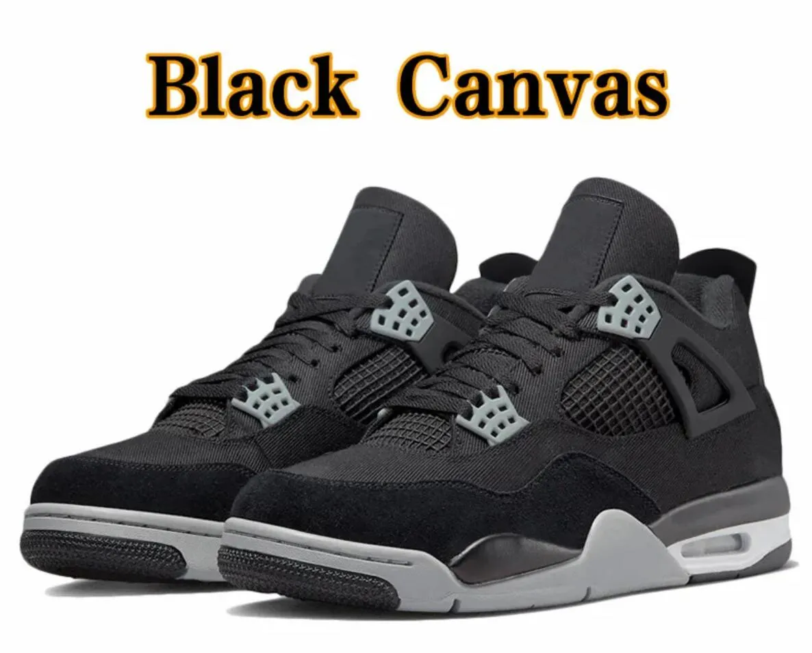 Lightning 4S Butach Buesball Buty Jumpman 4 Black Canvas Buty Motosports Blue Men Rozmiar 6 6,5 7 7,5 8 8,5 9 9,5 10 10,5 11 11,5 12 12,5 13 13,5