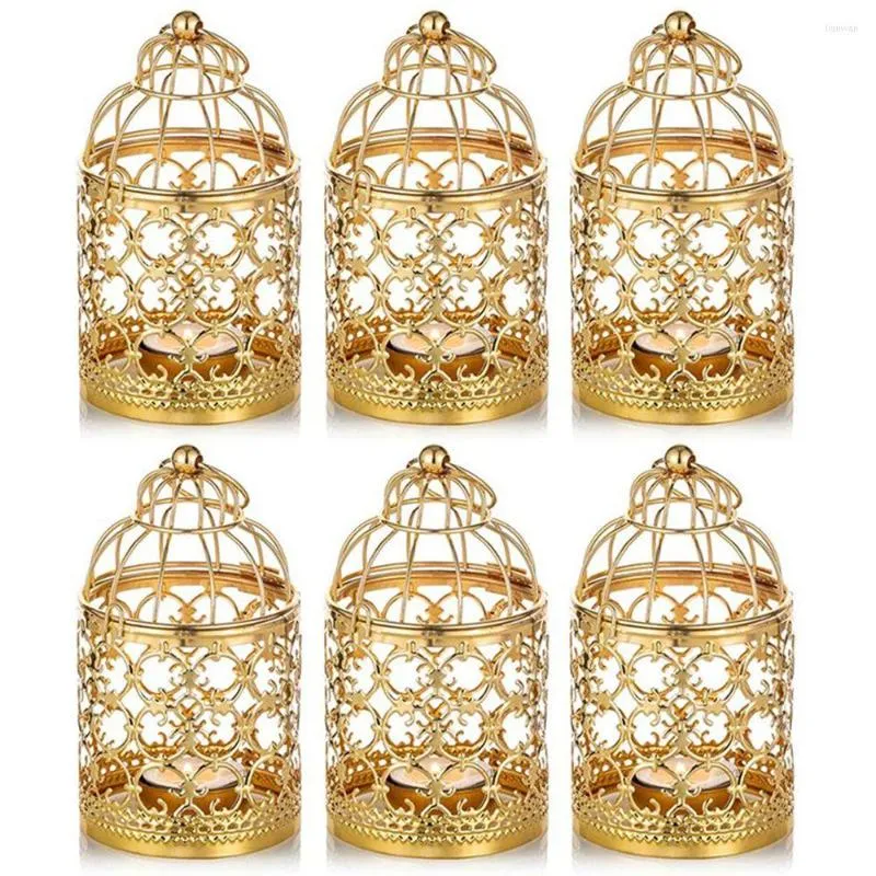 Titulares de velas Supplys Craft Candelabra Vintage Metal Wedding Ornament Titis