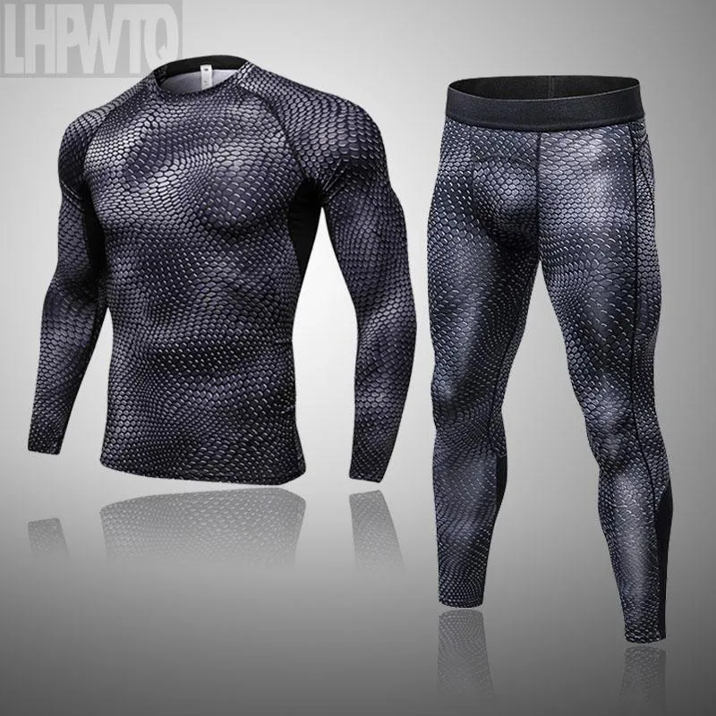 Heren thermisch ondergoed mannen fietsen ski ondergoed pakken sport snel drogen transpiratie fitness lagen strakke topspants sportkleding und und