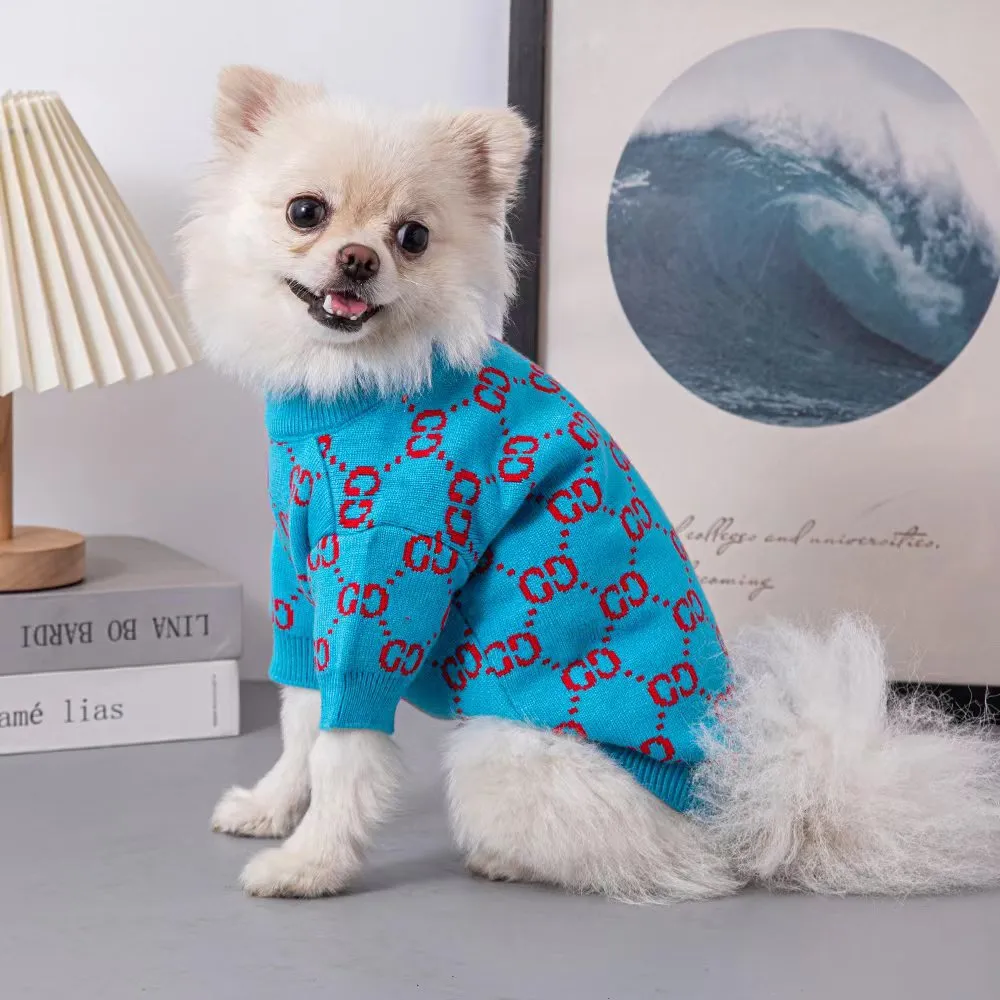 Pet Clothes New Luxury Fashion Brand Pets Sweater High Elastic