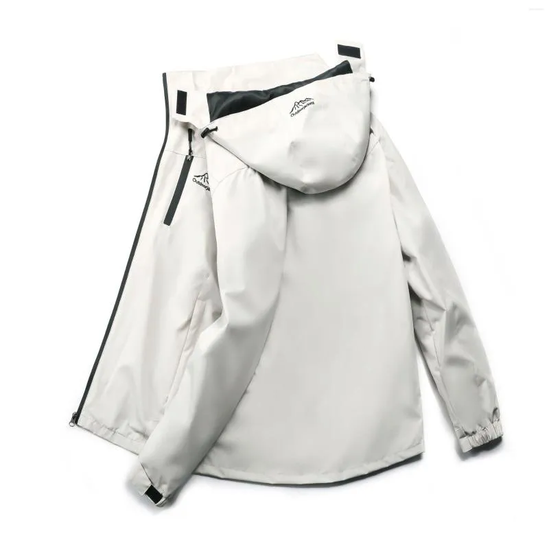 Chaquetas de esquí al aire libre para hombres y mujeres del mismo estilo chaqueta de una sola capa primavera otoño esquí transpirable abrigo resistente al desgaste