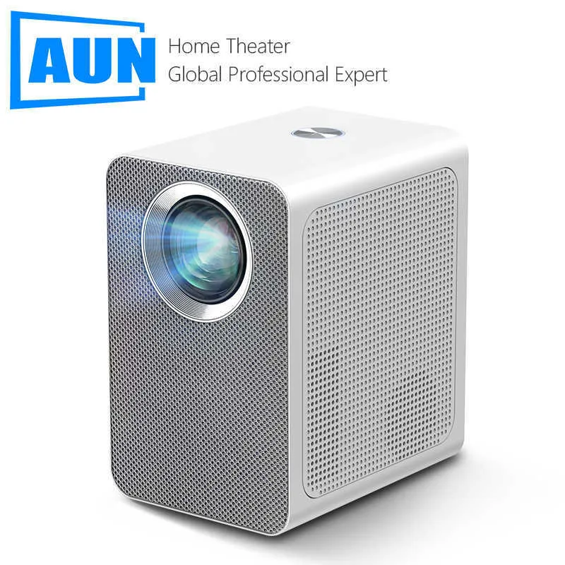 أجهزة العرض AUN Projector Android ET50S Full HD 1920 X 1080p Mini Beamer Home Theater WiFi Projector Video Projector 4K Home Cinema TV T221216