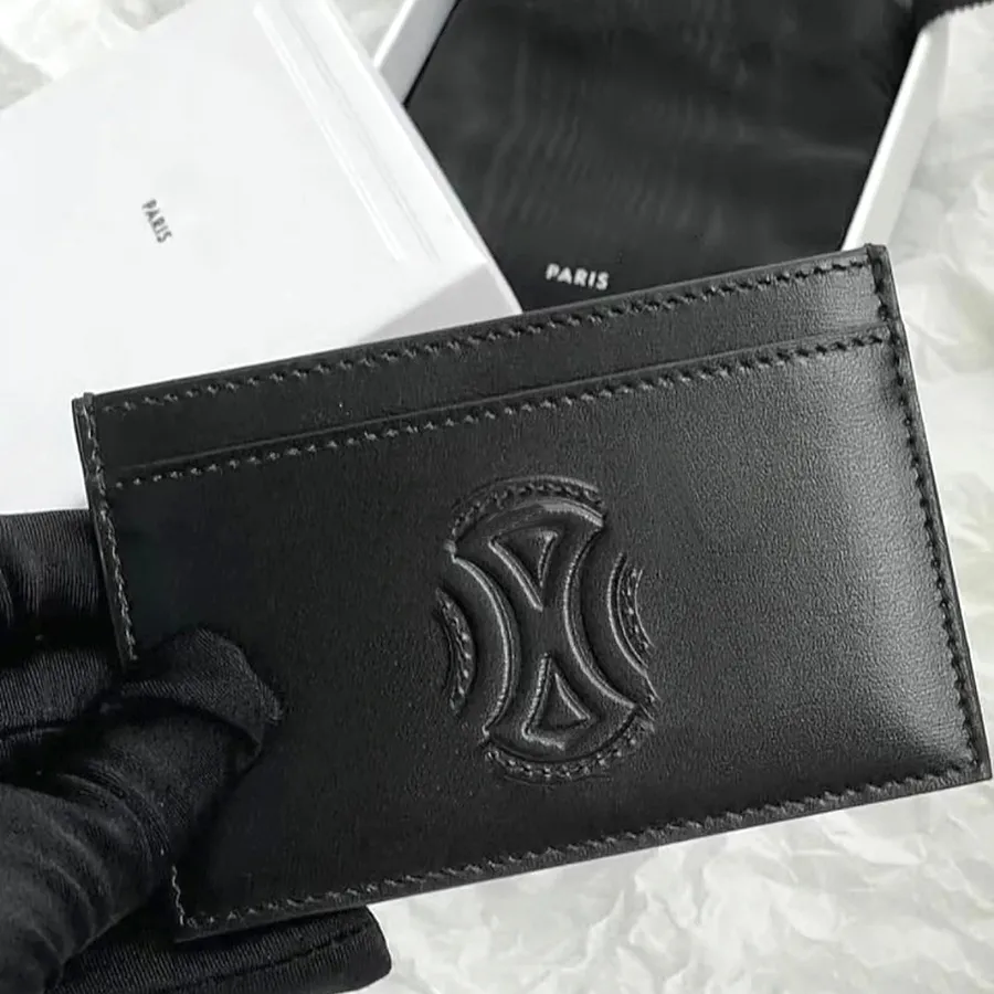 Luxurys designer äkta läder plånböcker mynt pursar korthållare nyckel mode lyx klassiska kvinnors mens kredit mini passhållare koppling tryckt mönster Squar