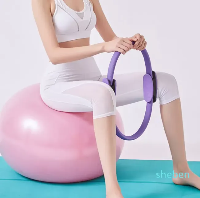 38 cm de yoga fitness pilates anillo mujeres ni￱as c￭rculo m￡gico dual ejercicio en casa entrenamiento gimnasio deportes perdida resistencia corporal