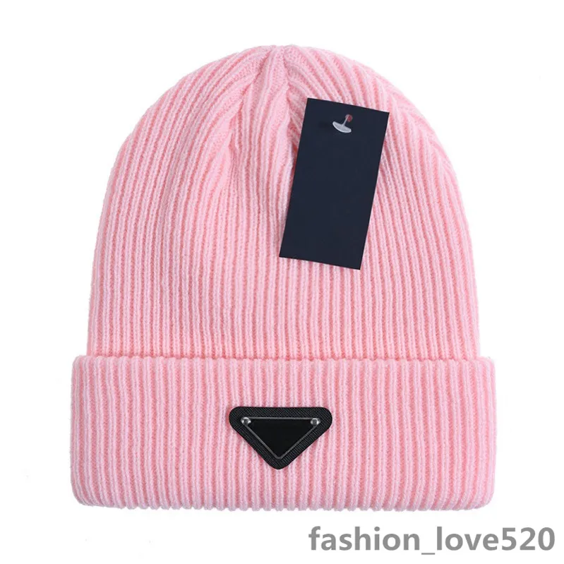 Designer Winter Knitted Beanie Woolen Hat Women and mens Chunky Knit Thick Warm faux fur pom Beanies Hats Female Bonnet Beanie Cap2440