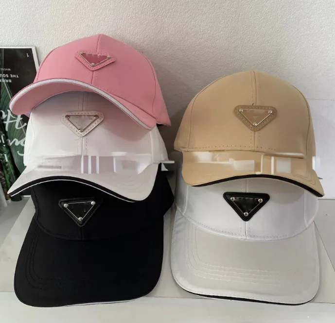 Designer Triangle inversé Standard Hard Crown Casquette de baseball Mode Casual Casquettes à visière Voyage coréen All-Match Sun Protection Sun Hat