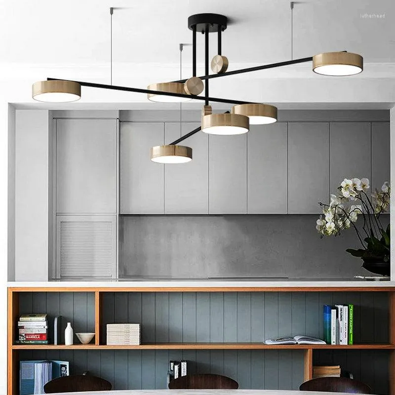 Kronleuchter zeitgenössischer LED Kronleuchter Beleuchtung für Schlafzimmer Wohnzimmer Loft Esstisch Moderne Wohnkultur Lampe