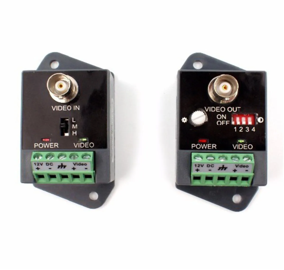 1 Channel Video Balun Transmitter Receiver Active Power Video Balun