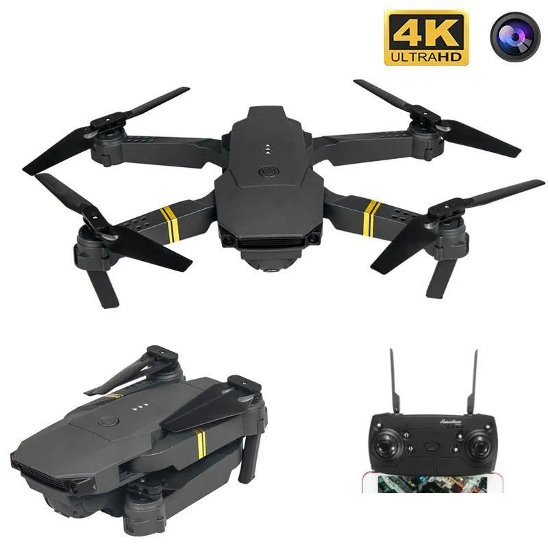 Elektro-/RC-Flugzeug E58 Wifi Fpv mit Weitwinkel-HD-Kamera Hight Hold-Modus faltbarer Arm Rc Quadcopter Drone X Pro Rtf Dron Drop Del Dhpyj