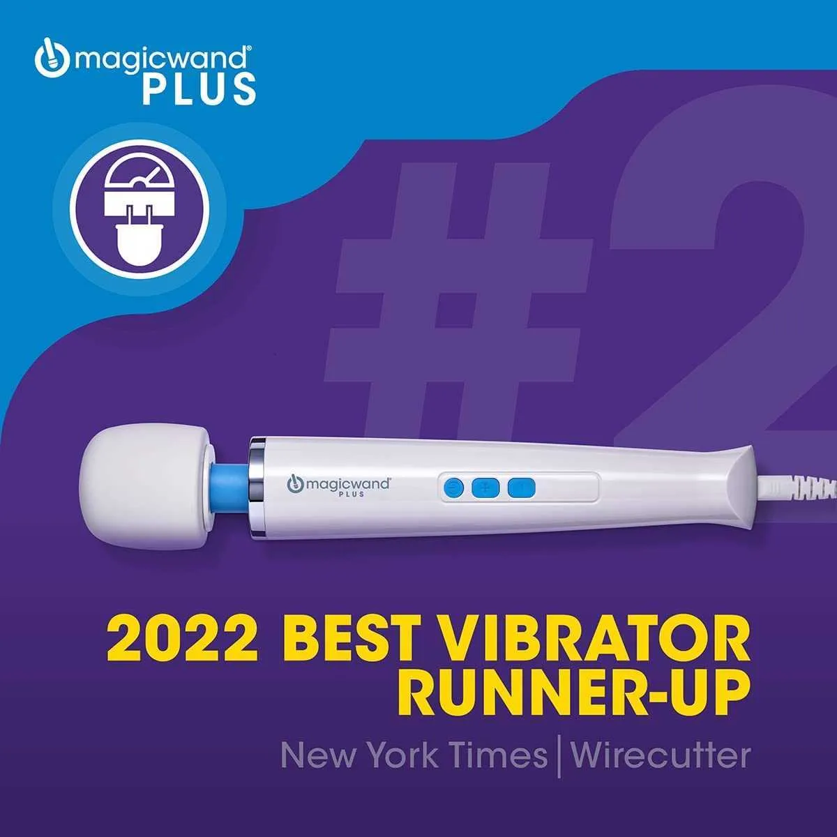 Masturbator Sex Toy Authentic Magic Wand Massager Plus HV-265 Vibrator Plug-In variabel hastighet med flexibel nackmjukt silikonhuvud och ultralingsmotor O51F