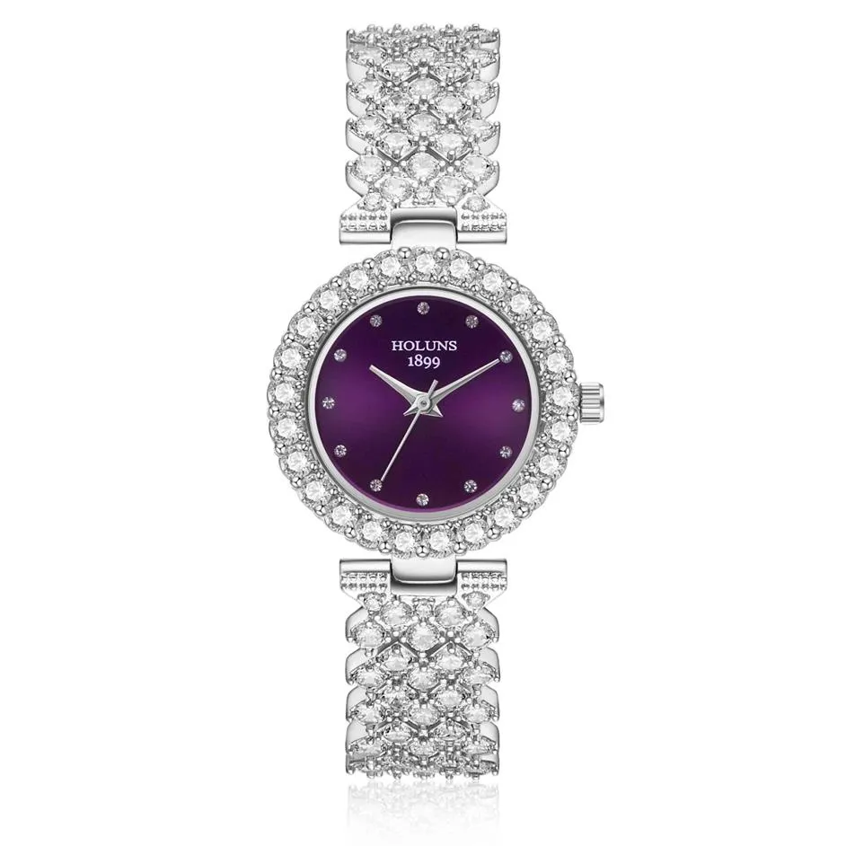 2020 HOLUNS marque de luxe femmes diamant montres Japon quartz 5 atm dames étanche montre en acier inoxydable mode reloj mujer BRW236J