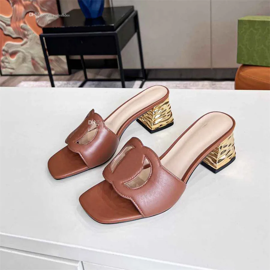 مصمم فاخر G Sandals Fashion GGITY SLIDS Sandal Woman Woman Shoes Flip-Flops Slippers Leather Sandal Women GFHDF