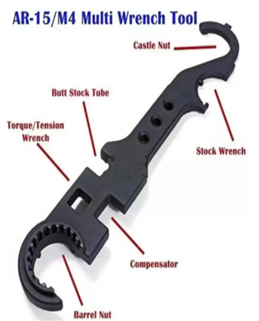 AR15M4 M16 Armorers Wrench Combo Armorer Spanner Tool Handguard Stock AR15M4 M16 Armorers Wrench Combo Armorer Spanner Tool Handguard Stock