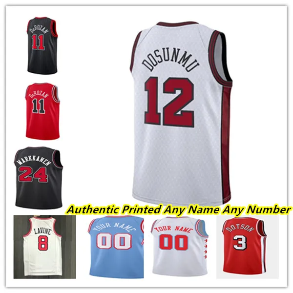 Hot gedrukt Chicago City Edition Basketball Jerseys Demar DeRozan Lonzo Ball Zach Lavine Nikola Vucevic Ayo Dosunmu Patrick Williams 23 Michael 91 Rodman 33 Pippen