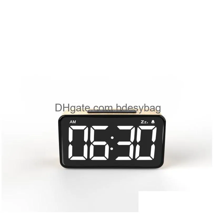 デスクテーブルクロックLEDシンプルな時計ドロップデリバリーホームガーデン装飾dhvag