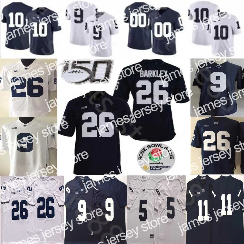 NCAA Football State Jerseys Penn Football Nittany Jerseys Football Jersey Sean Clifford Joey Porter Jr. Pat Freiermuth Keyvone Lee Pj Mustip