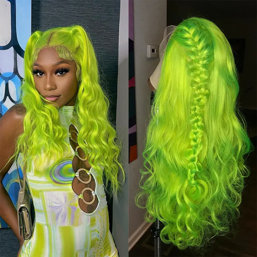 Natural Body Wave Perücke Aus 100% Echthaar – Lace Front, 24 Zoll, Gewellt, Farbe Natural Black