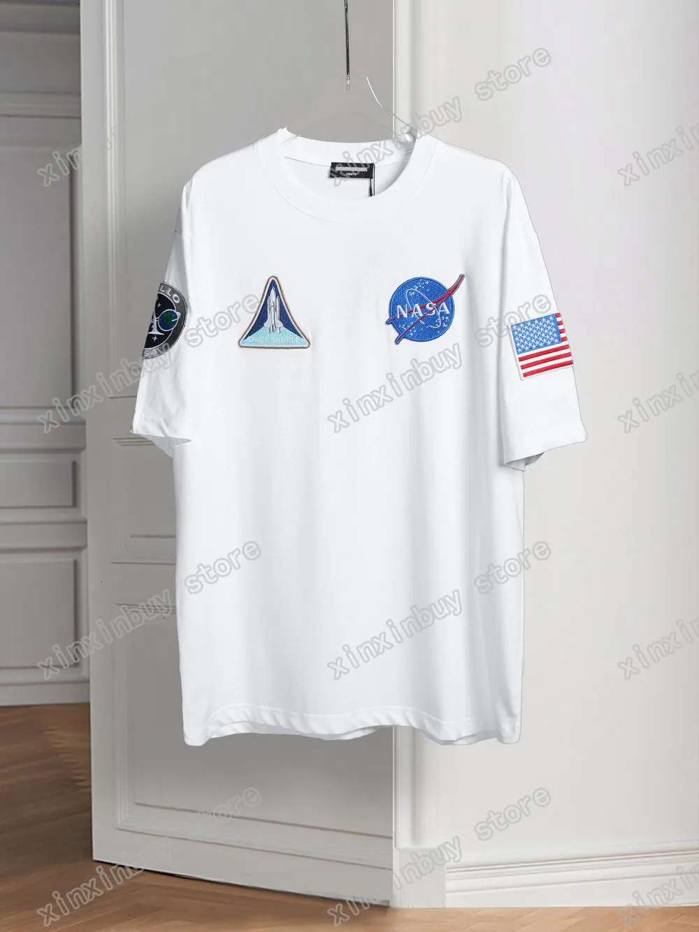 Xinxinbuy Men Designer Tee camise