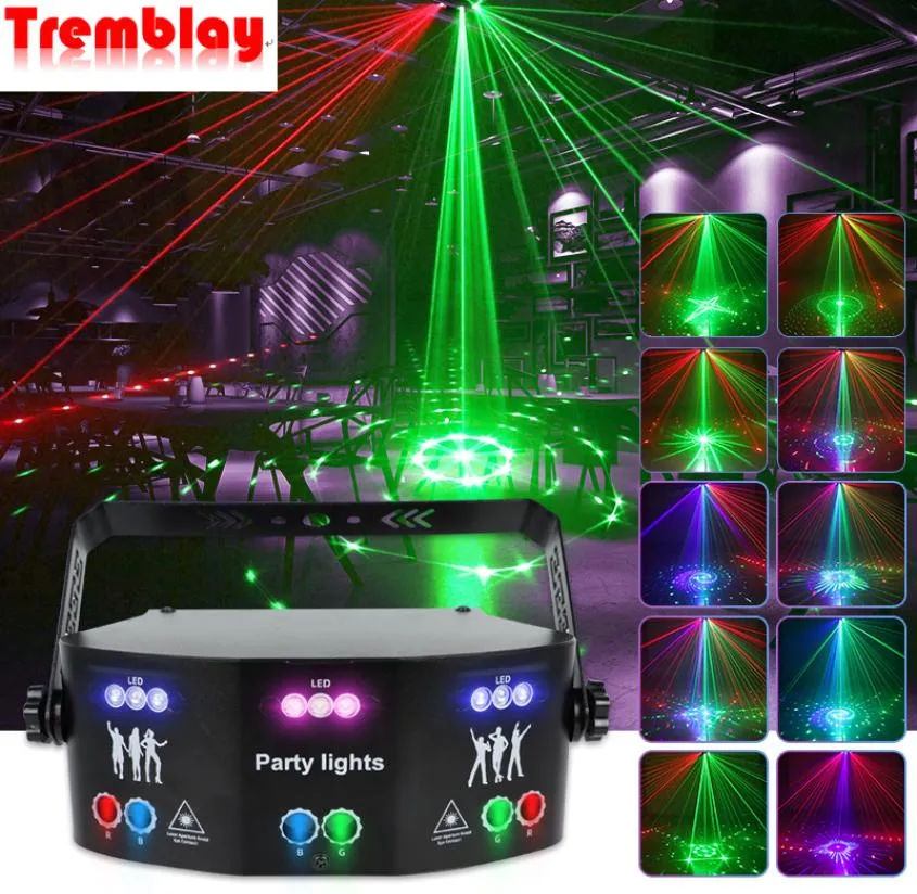 Tremblay Laser lighting LED light projector DMX DJ disco light voice controller music party lighting effect bedroom home decoratio9385258