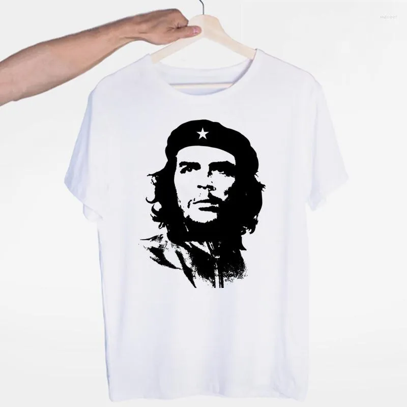 남성용 T 셔츠 Che Guevara 티셔츠 O-Neck 짧은 소매 여름 캐주얼 패션 유니즈 남성 및 여성 Tshirt