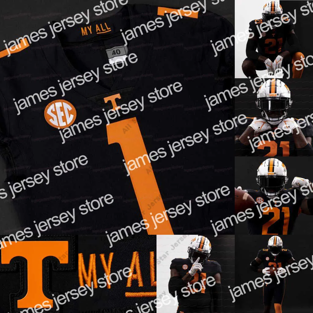 ملابس الكلية الأمريكية لكرة القدم # 5 Hendon Hooker Tennessee Volunteers College Football Jersey Tayven Jackson Peyton Manning Cedric Tillman JaVonta Payton Joe Milt