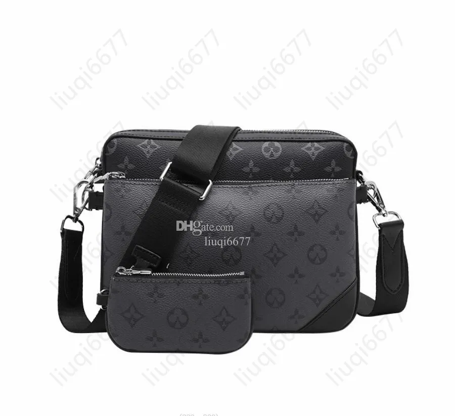 Designer v￤skor 3st. S￤tt lyxig kv￤llsp￥s pl￥nb￶cker l￤der p￥ tygv￤skan lappt￤cke m￤n kvinnor handv￤ska axel v￤ska handv￤skor crossbody totes v￤skor telefon pl￥nbok handv￤ska