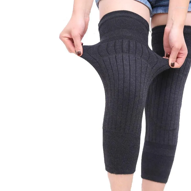 Knee Pads 1 Pair Motorcycle Cashmere Protector Winter Elasticity Warm Pad Relief Prevent Arthritis Guard Sport Support