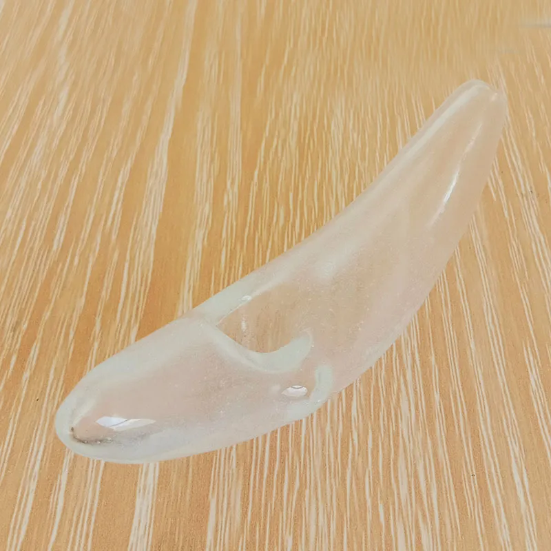 2023New Moon Style Glass Hand Pipes明るい卸売喫煙バーナーアクセサリータバコリグ長さ12cm