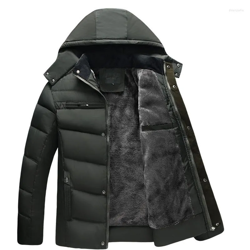 Skiing Jackets Winter For Men And Women Couples Cotton-padded Clothes Slim-fit-padded Hooded Slim-fit Velvet Warm Ski Coat