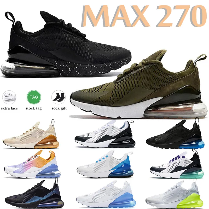 270 270s scarpe da corsa uomo donna runner Triple Black White Unc Be True Brown Grape Light Bone Medium Olive Cactus Antracite Sneakers Summep taglia 36-45