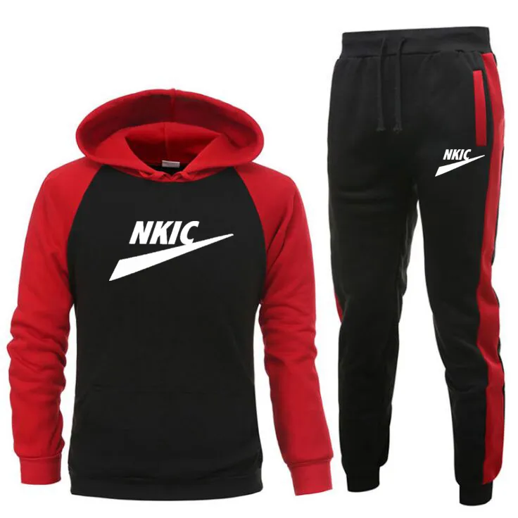 Lente Herfst Trainingspakken Nieuwe Heren Tweedelige Set Casual Sweatshirt en Joggingbroek Set Heren Sportpak Mode Trainingspak Merk LOGO Print