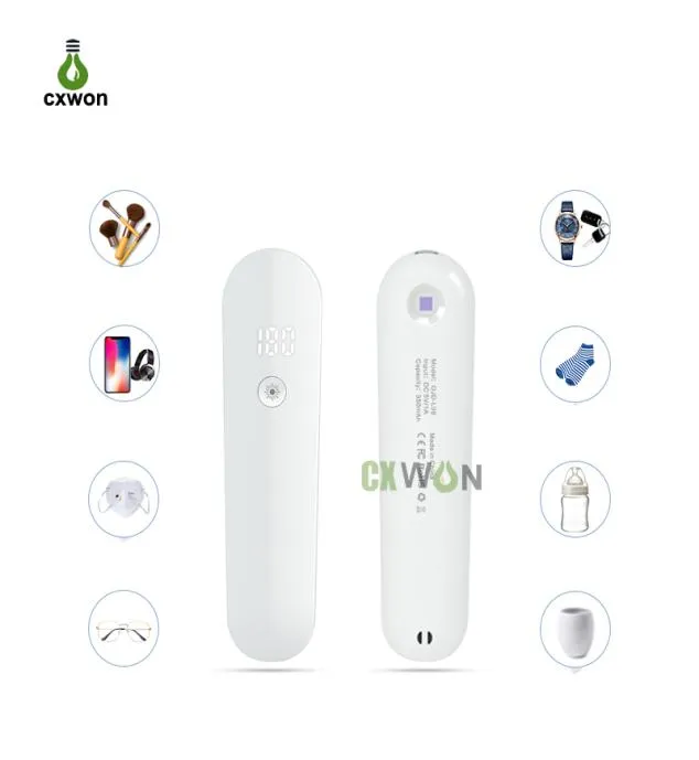 Handheld UV Sanitizer Wand Portable Mini 270nm UVC Light Desinfection Germicidal Lamps For Mask Phone Home1441970
