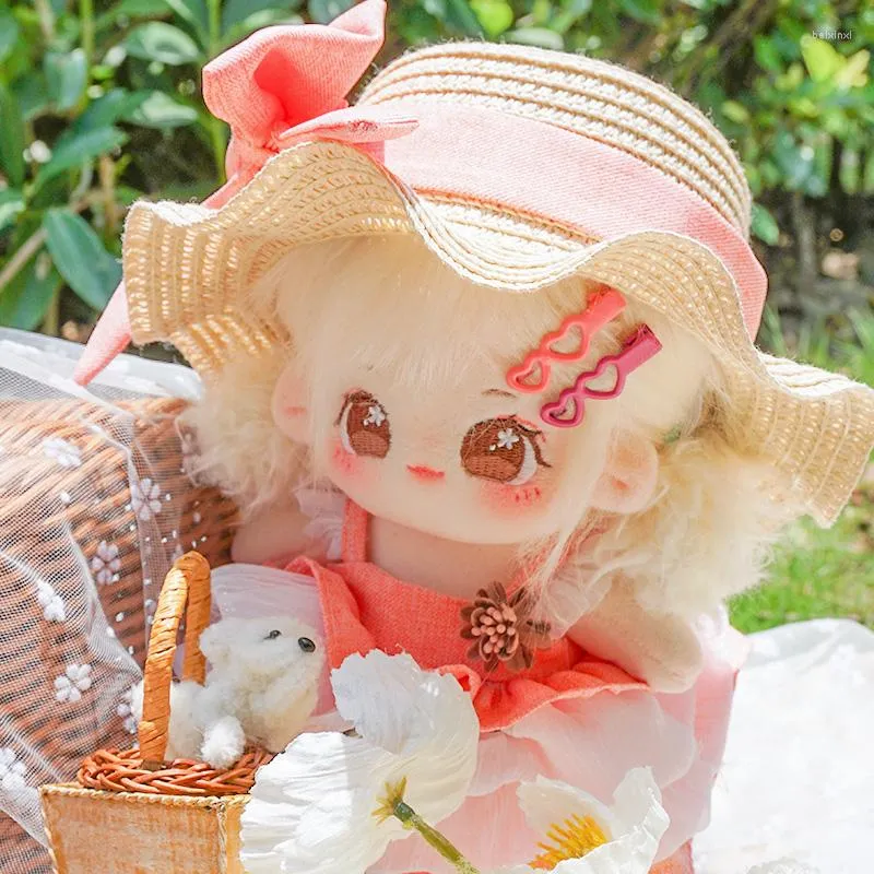 Stołowa bawełna bawełna 20 cm lalka kawaii diy plushie zabawki cosplay dzieciak urodzin