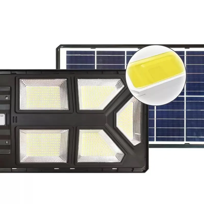 Projecteur solaire étanche 500w 6000K avec panneau solaire