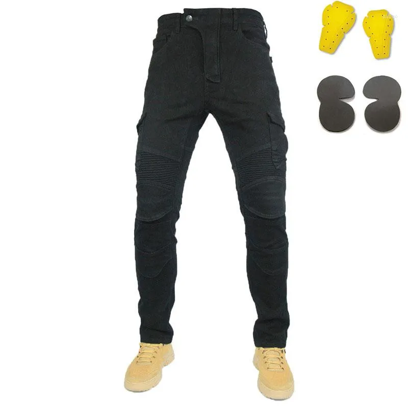 Vêtements de moto MOTORPOOL Komine UGB 02 Slacks Jeans Ride Leisure Loose Version Avec Genouillères Knight Pantalon Pantalon D'équitation