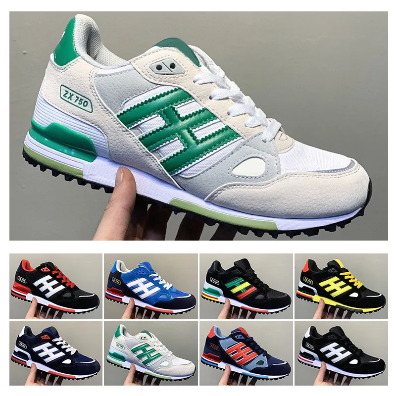 2022 Whole EDITEX Originals ZX750 vrijetijdsschoenen Sneakers blauw zwart grijs zx 750 voor Heren en Dames Atletisch Ademend Maat 36 45 C34