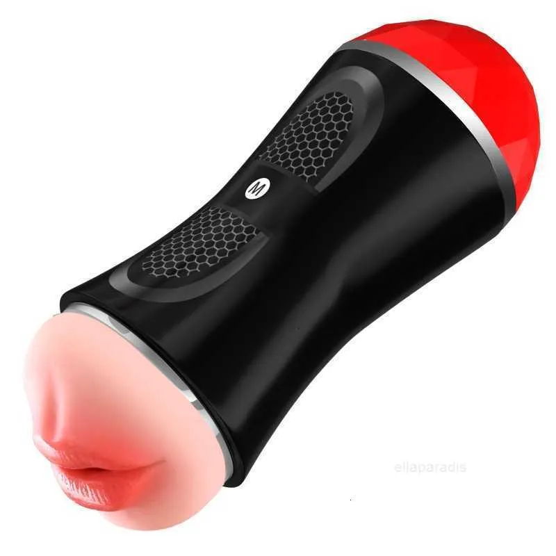 Sex toys massager Male Real Vagina Deep Throat Double Masturbator Adult Endurance Exercise Toy Masturbators For Men