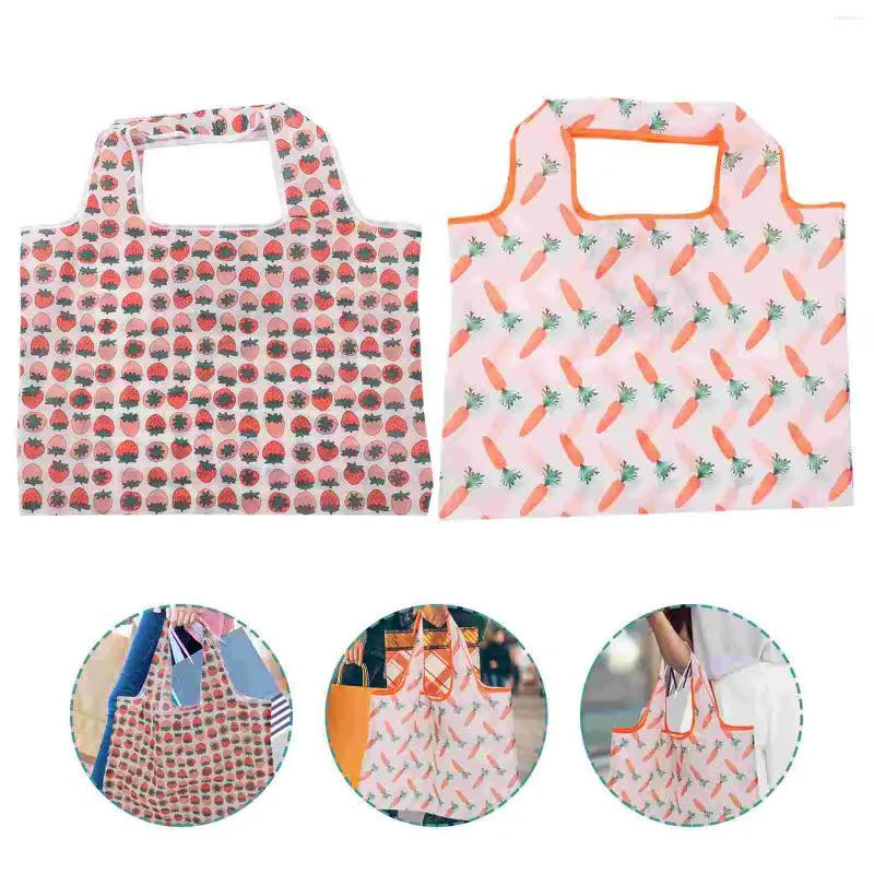 Sacos de armazenamento Shoppinggrocery Tote Reutilizável Dobrável Supermercado Bolsa Pano Vegetal Portátil Largeproduce Vegetal Reciclagem de Cozinha