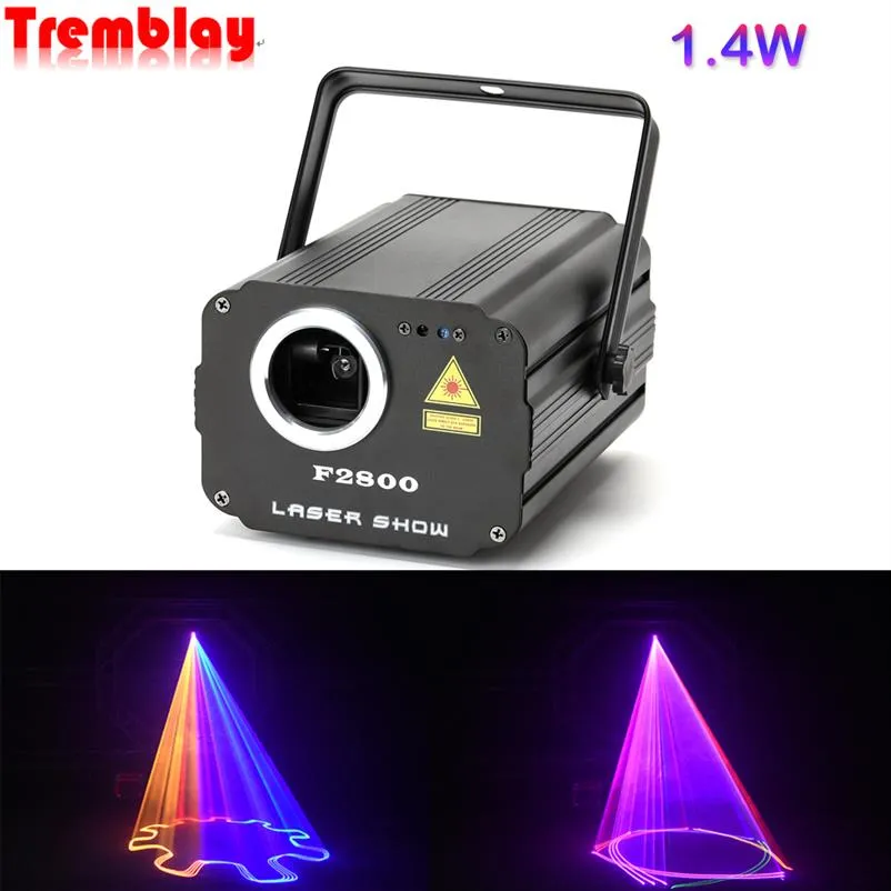 1400mW DMX 512 Scanner Laser Light RGB Colorful Party Xmas DJ Disco Laser Lights Laser Light Show Uv Light237S