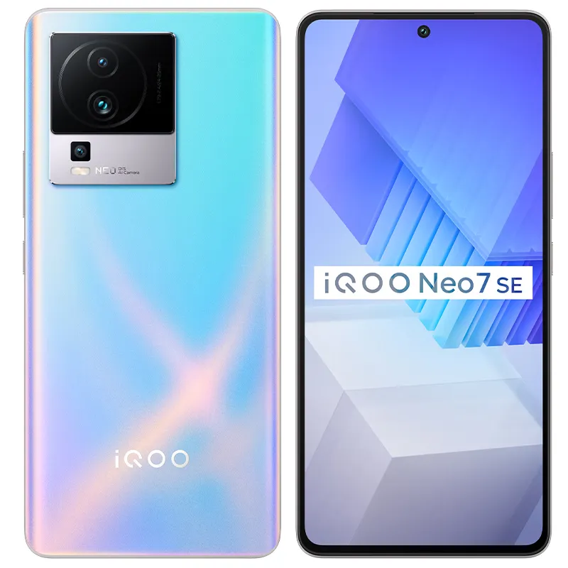 Original Vivo IQOO Neo 7 Neo7 SE 5G Mobile Phone Smart 16GB RAM 256GB ROM MTK Dimensity 8200 64MP NFC 5000mAh Android 6.78" 120Hz Screen Fingerprint ID Face Wake Cellphone