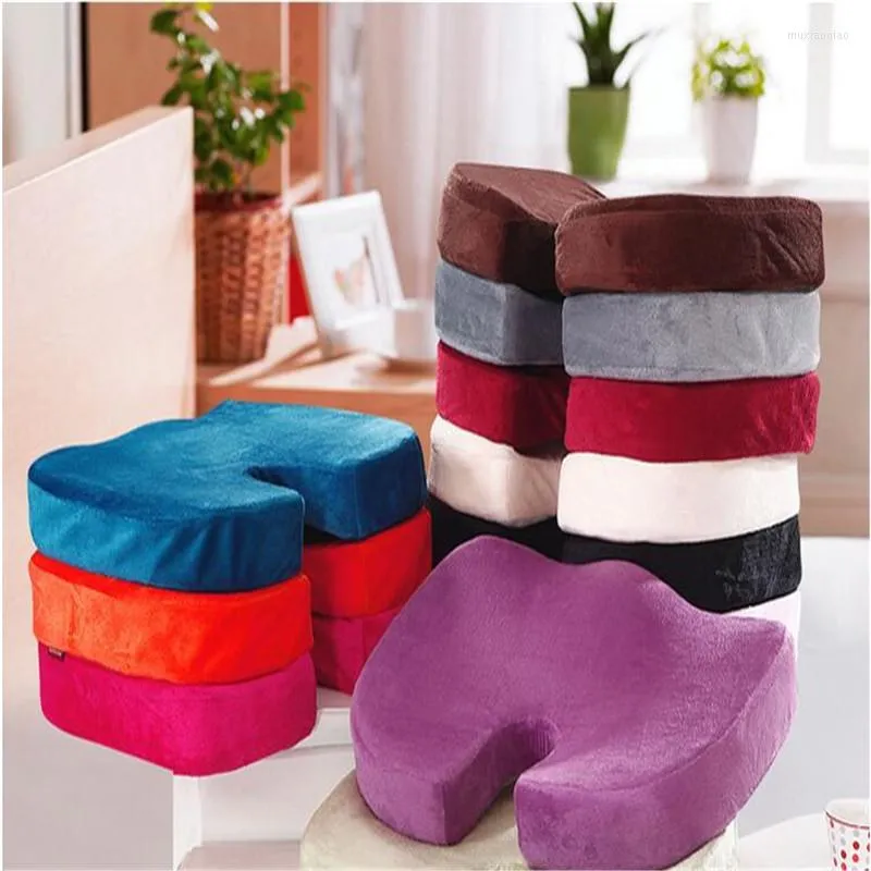 Pillow 45x35CM U Shape Seat Memory Foam BuShaping Super Toy Sofa Soft Plush Case Home Office Decoration Textile