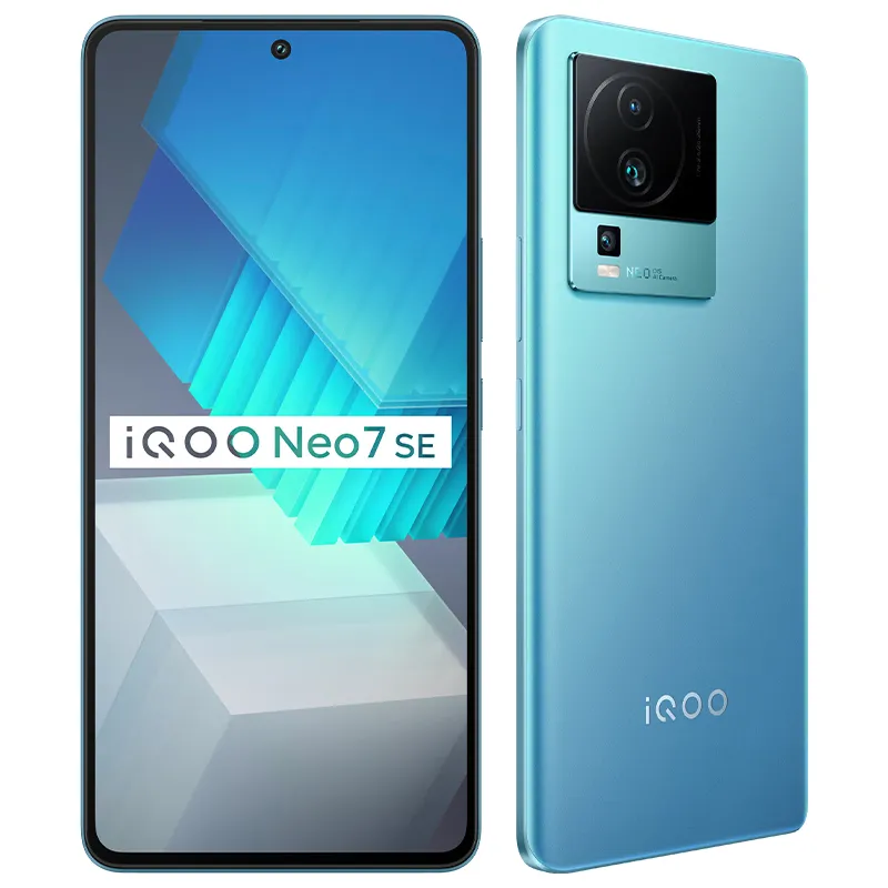 Téléphone portable d'origine Vivo IQOO Neo 7 Neo7 SE 5G intelligent 12 Go de RAM 512 Go de ROM MTK Dimensity 8200 64MP NFC 5000mAh Android 6,78" 120 Hz Écran d'empreinte digitale ID Face Wake Téléphone portable