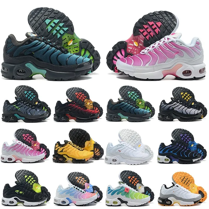 Nike Air Max Plus TN diseñador Classic 95 zapatos para niños, niños, niñas, deportes, zapatillas deportivas, zapatillas de deporte del niño, zapatillas de deporte de diseño correr