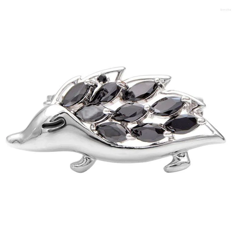 Spille Cindy Xiang Arrivo Zirconia Hedgehog Collar Pin per donne e uomini unisex Fashi