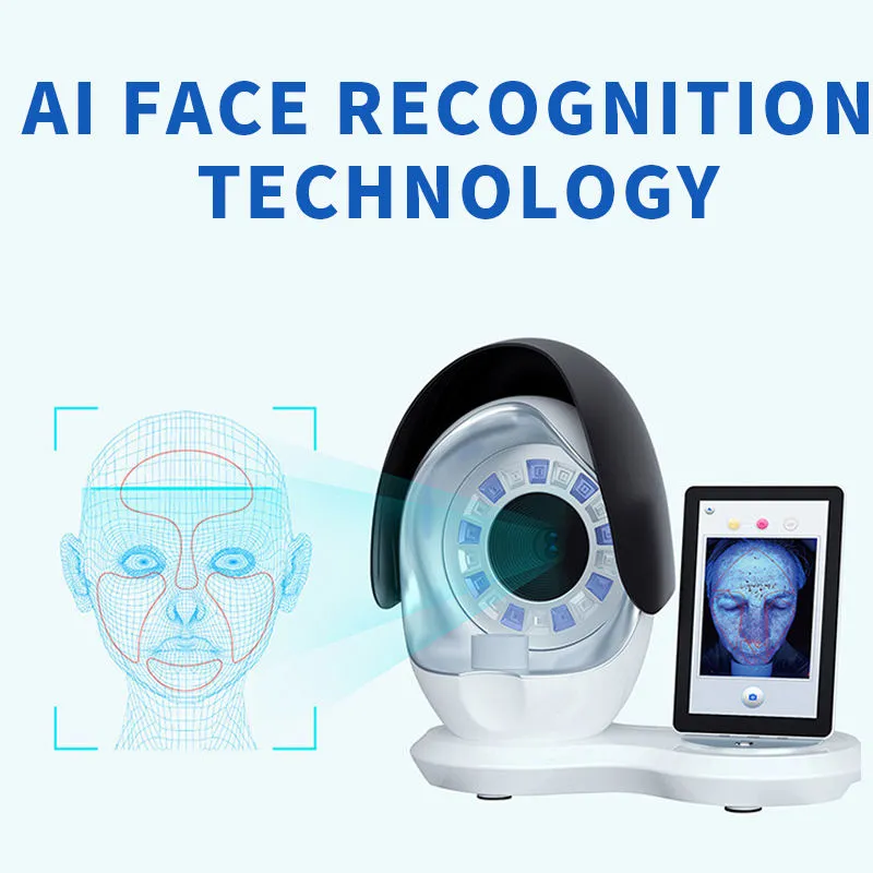 Skin Mirror Instrument Facial Skin Analyzer System: Advanced Magic Mirror For Skin Diagnosis ...