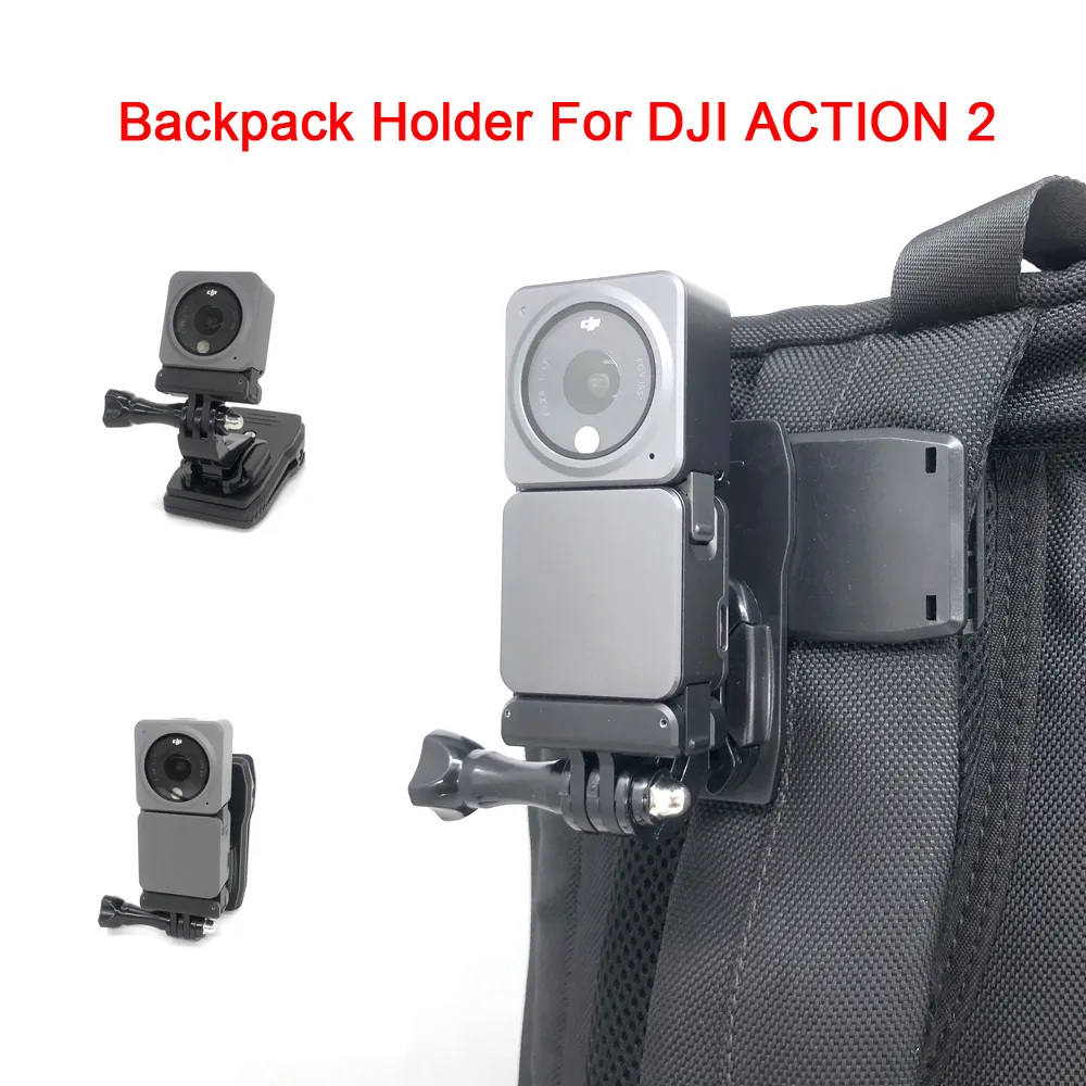 Support de Sac à Dos pour caméra d'action GoPro-DJI Action 2-Osmo