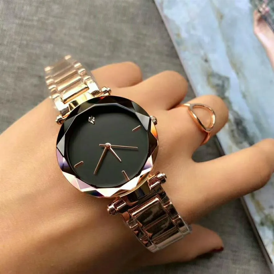 Nuevo 2019 moda Casual Simple negocio señoras reloj correa de acero inoxidable superior mujeres reloj de cuarzo reloj de mujer Montres Femme3326