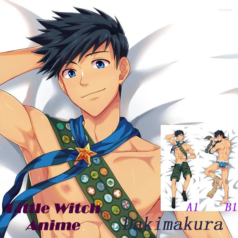 Case Case Dakimakura anime Males SA طباعة غطاء الجسم على الوجهين